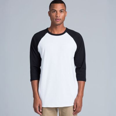 AS Colour - 3/4 Raglan Baseball Sleeve Tee Thumbnail